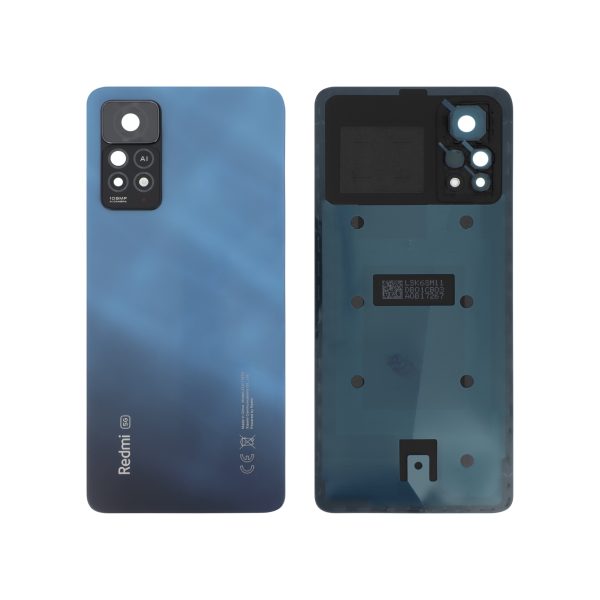 Tampa Traseira para Xiaomi Redmi Note 11 Pro 5G Azul Atlantic (SERVICE PACK)