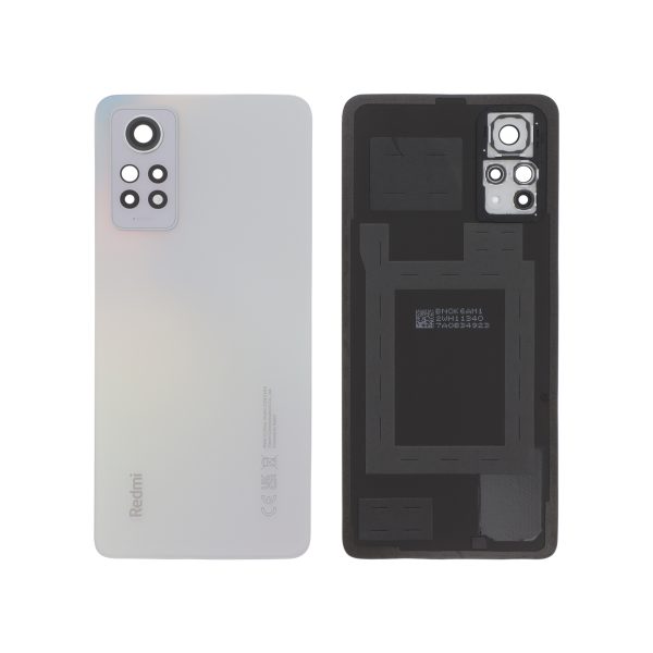 Tampa Traseira Branca Polar para Xiaomi Redmi Note 12 Pro 4G (SERVICE PACK)