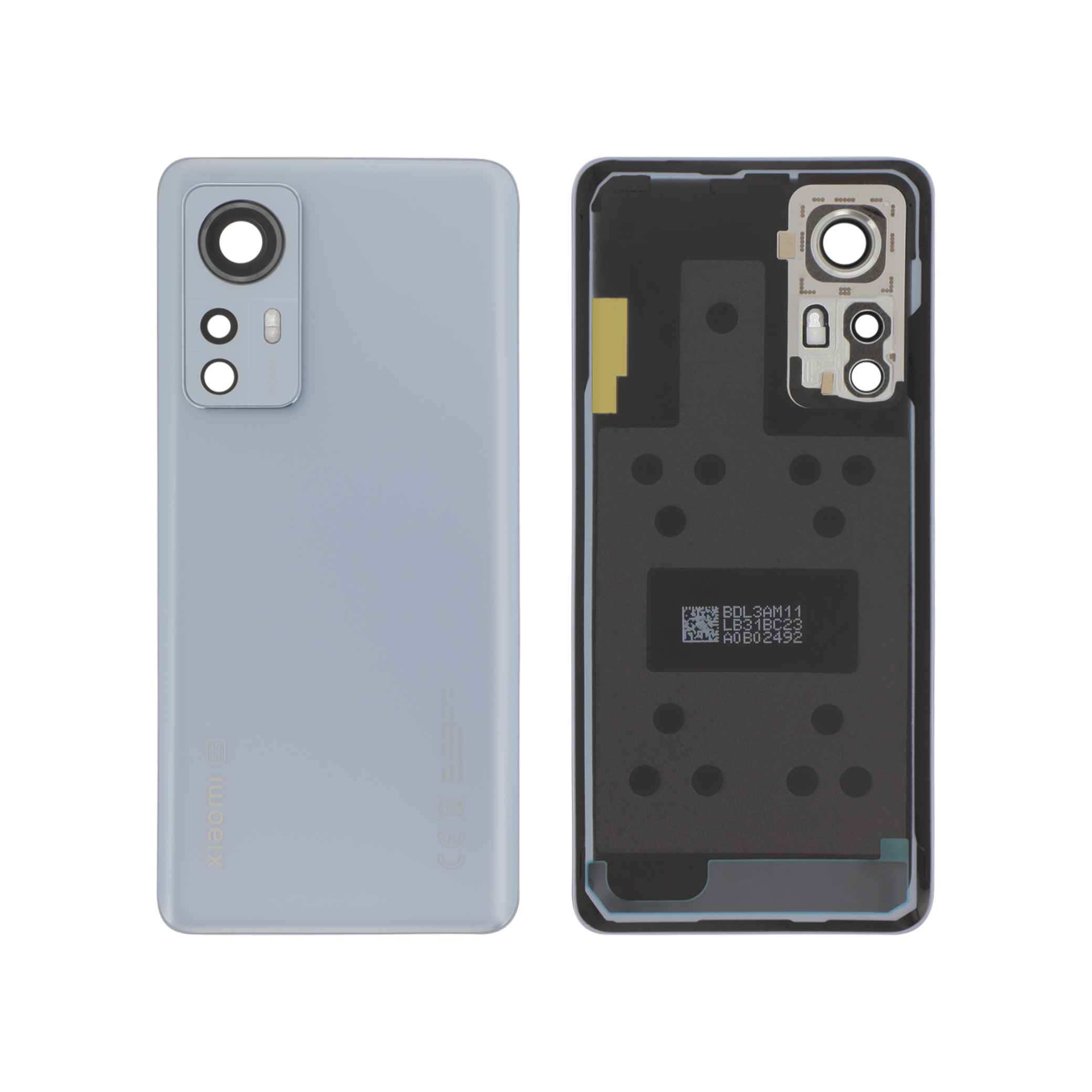 5600080l3a00-0000 Tampa Traseira para Xiaomi 12 / 12X Azul (SERVICE PACK) - Image 1