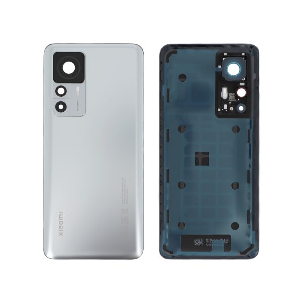 Tampa Traseira para Xiaomi 12T Pro - Prateada - SKU 745808 (SERVICE PACK)