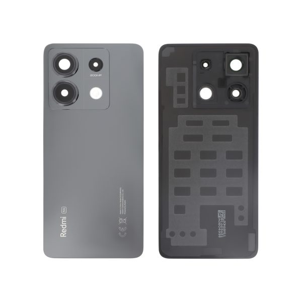 Tampa Traseira Preta para Xiaomi Redmi Note 13 Pro 5G (SERVICE PACK)