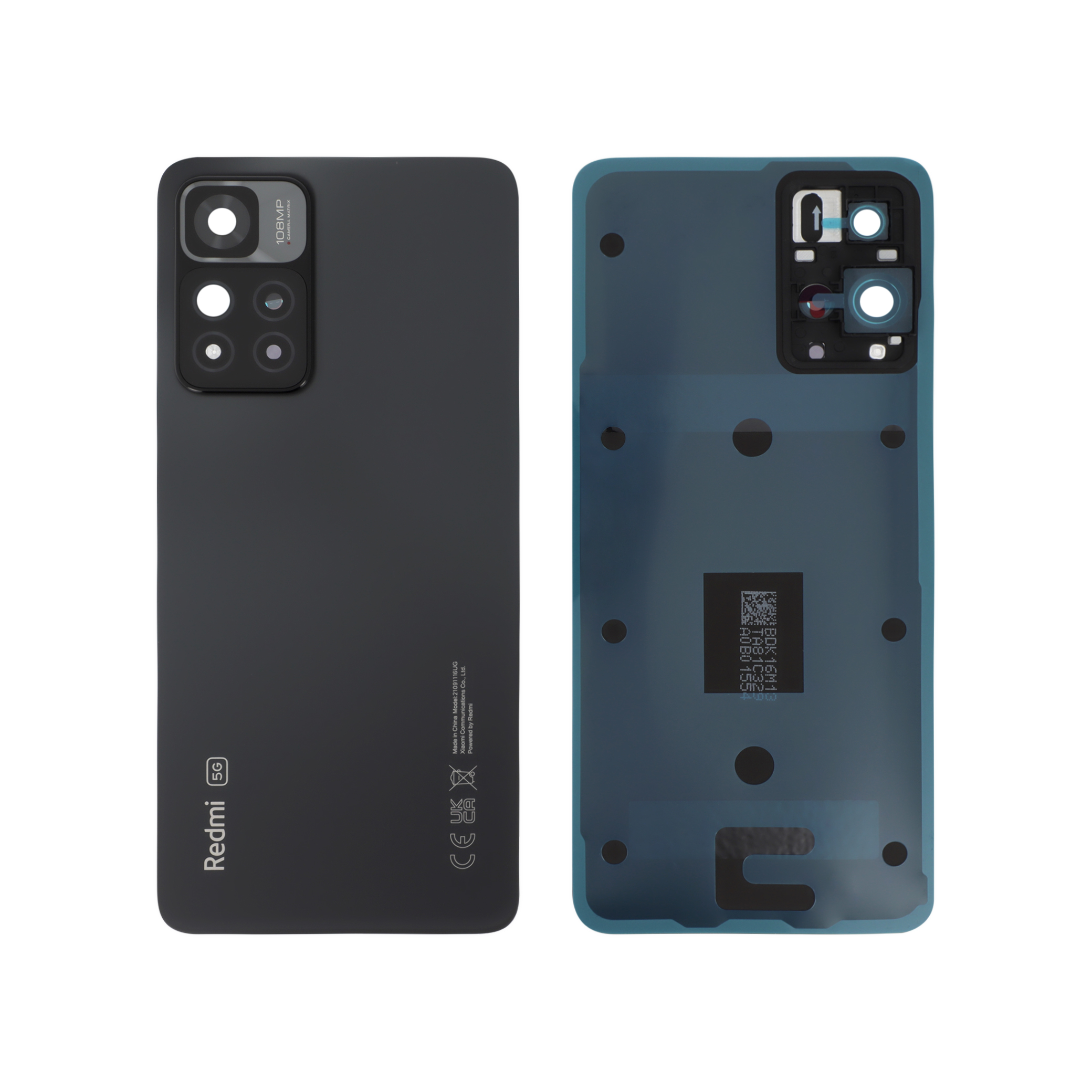 56000dk16u00-0000 Tampa Traseira Grafite Cinzenta para Xiaomi Redmi Note 11 Pro+ 5G (SERVICE PACK) - Image 1