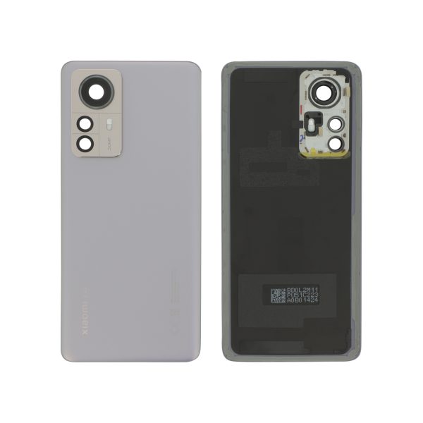 Tampa Traseira Roxa para Xiaomi 12 Pro (SERVICE PACK)