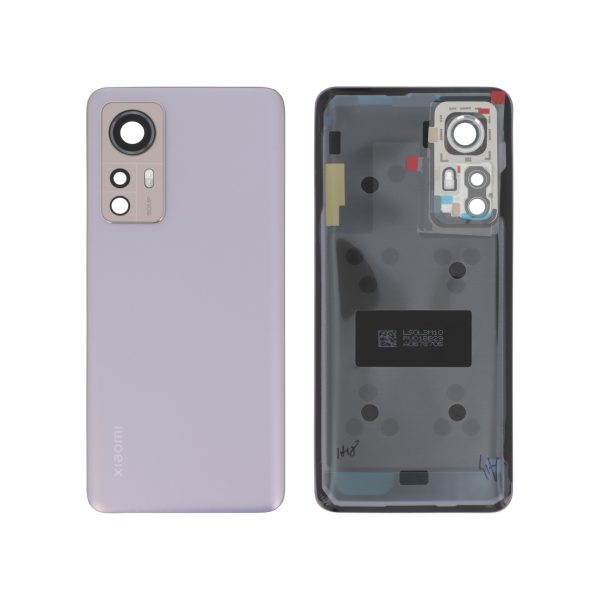 Tampa Traseira Roxa para Xiaomi 12 / Xiaomi 12X (SERVICE PACK)