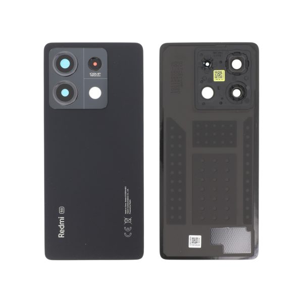 Tampa Traseira para Xiaomi Redmi Note 13 5G - Preta (SERVICE PACK)