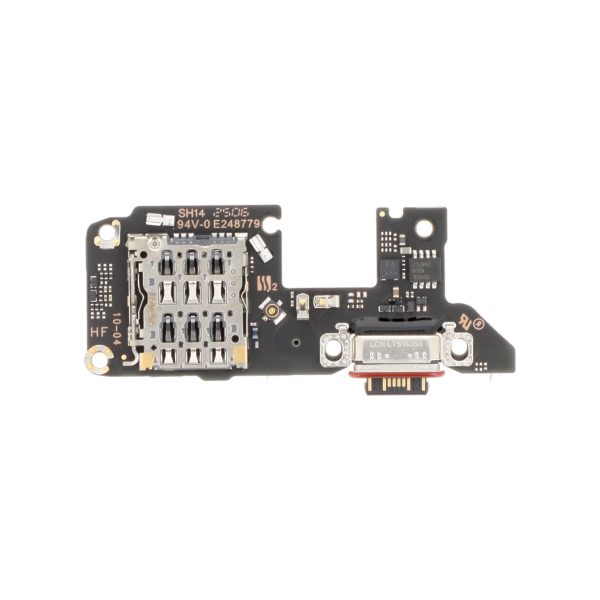 Flex do Conector de Carga + Leitor do Cartão SIM para Xiaomi Poco F7 Ultra (SERVICE PACK)