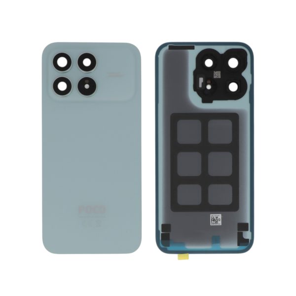 Tampa Traseira para Xiaomi Poco F8 Pro - Azul (SERVICE PACK)