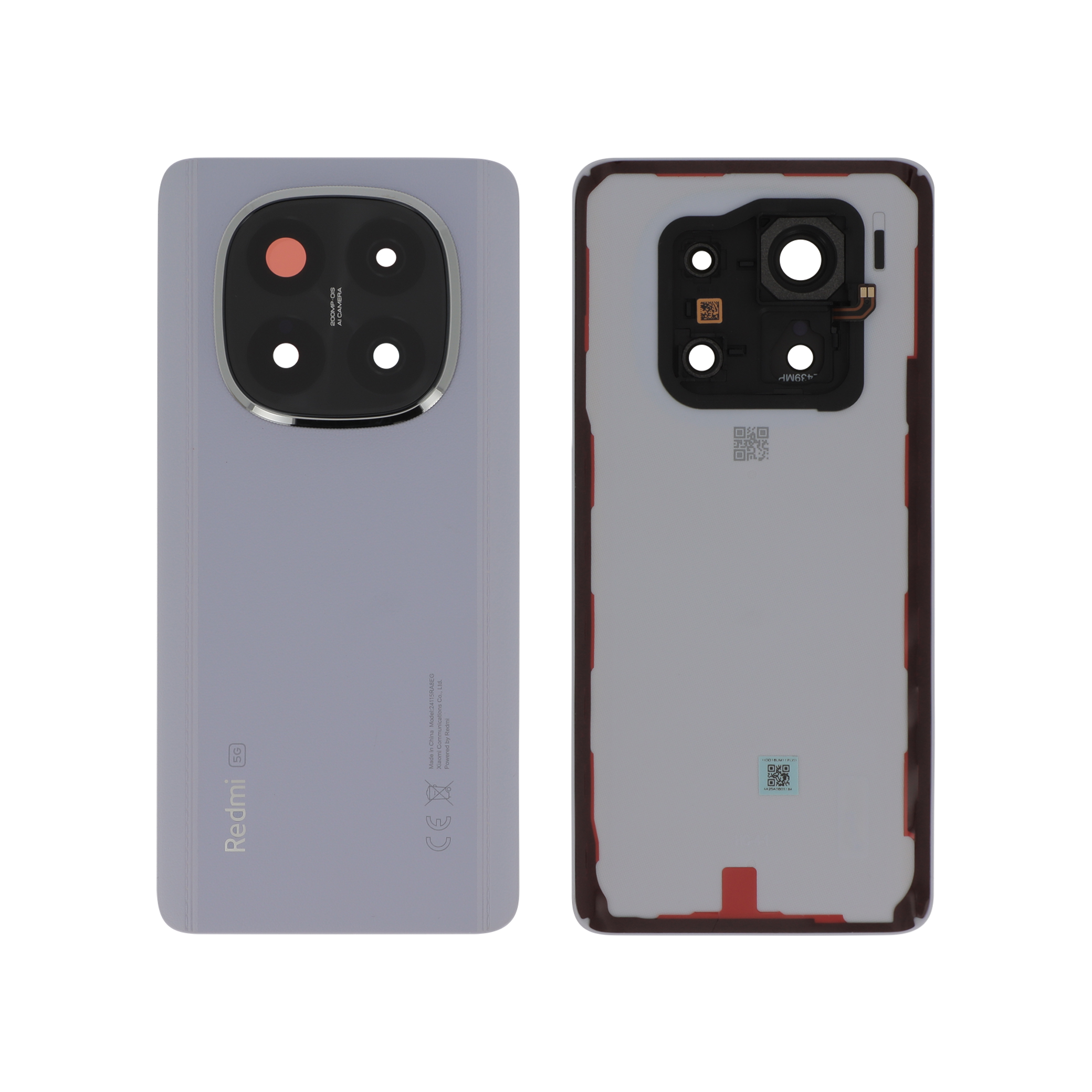 5600230o16u00-0000 Tampa Traseira Roxa para Xiaomi Redmi Note 14 Pro+ 5G (SERVICE PACK) - Image 1