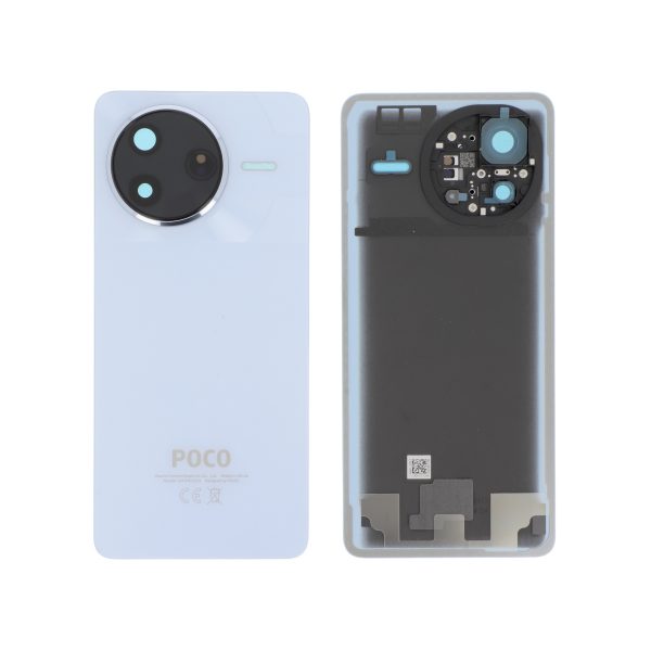 Tampa Traseira para Xiaomi Poco F7 Pro 5G Azul (SERVICE PACK)