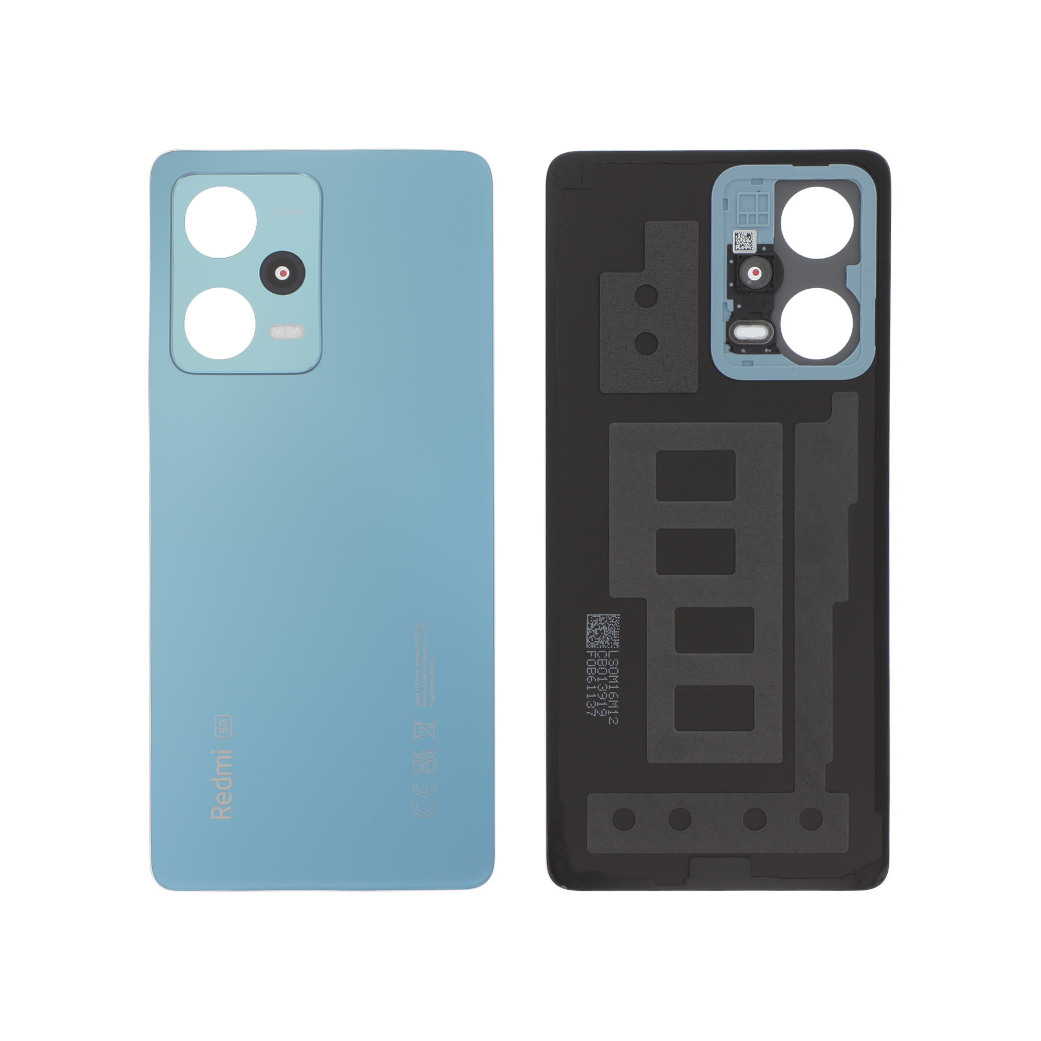 5600280m1600-0000 Tampa Traseira Azul Céu para Xiaomi Redmi Note 12 Pro 5G (SERVICE PACK) - Image 1