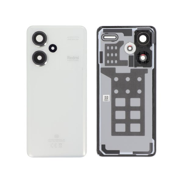 Tampa Traseira para Xiaomi Redmi Note 13 Pro+ 5G - Branca (SERVICE PACK)