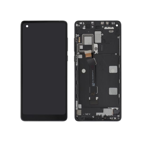 Ecrã Display completo preto para Xiaomi Mi Mix 2 (SERVICE PACK)