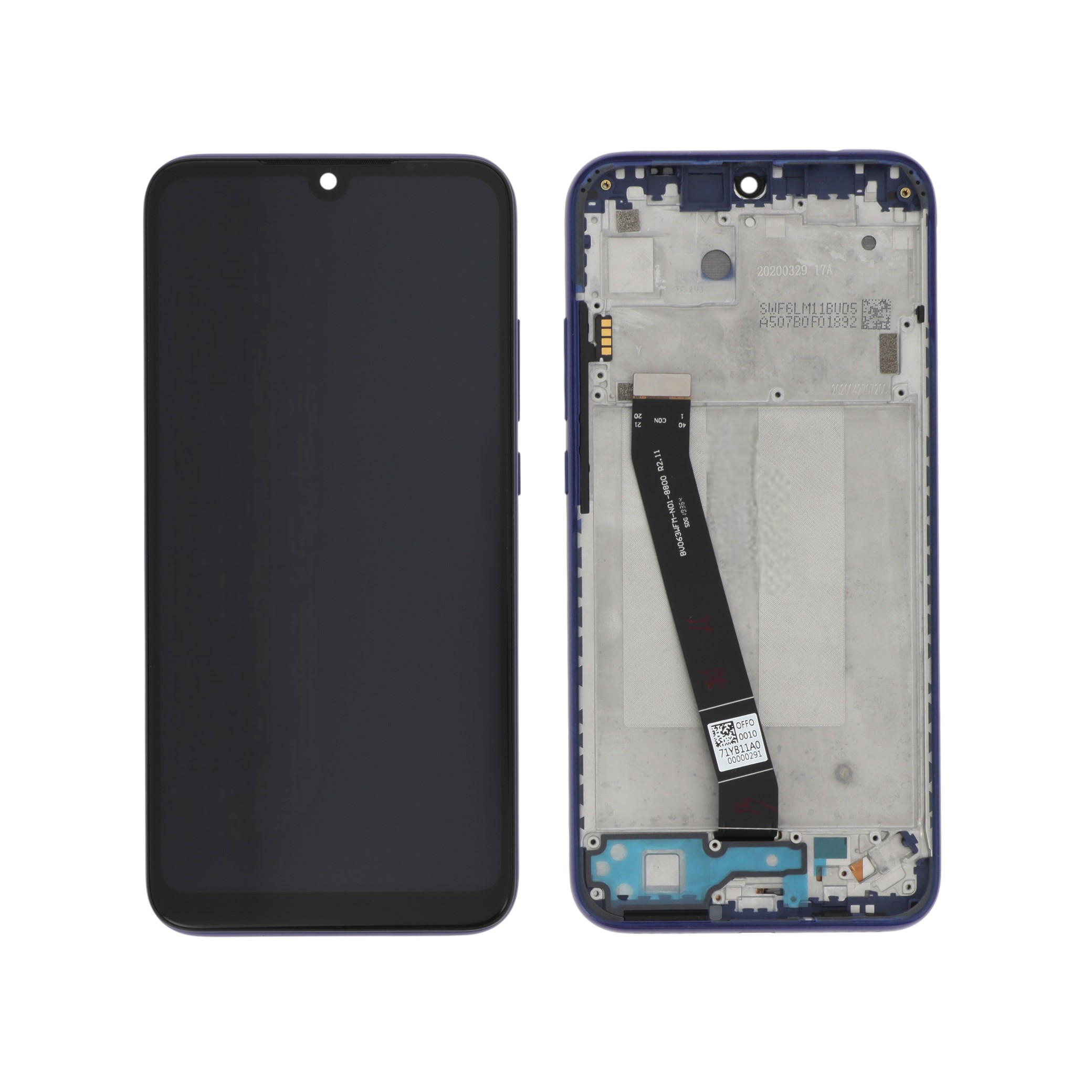 561010028033-0000 Ecrã Display completo para Xiaomi Redmi 7 Azul (SERVICE PACK) - Image 1