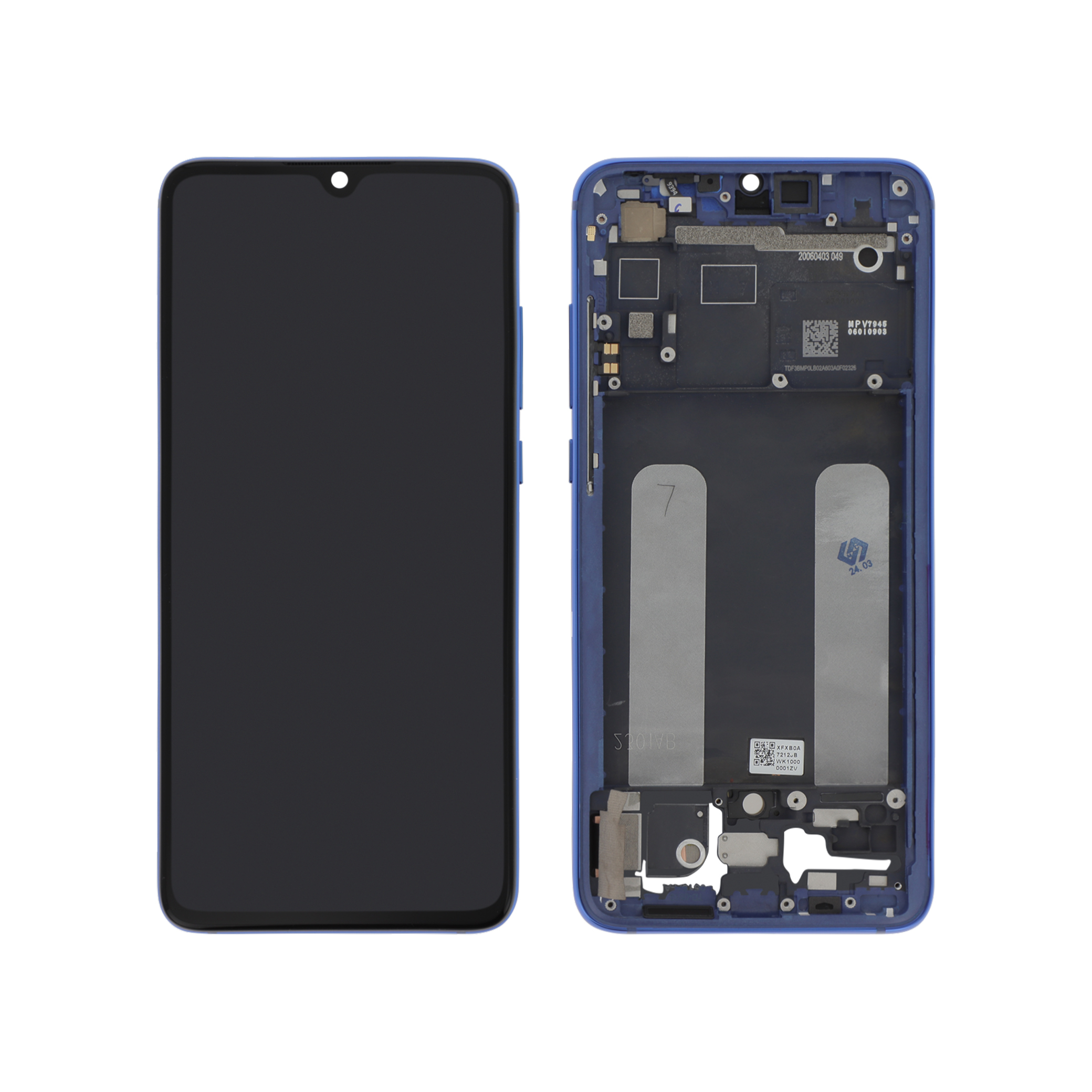 561010033033-0000_1_1 Ecrã Display Azul para Xiaomi Mi 9 Lite (SKU 561010033033) (SERVICE PACK) - Image 1