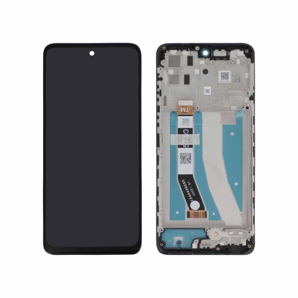 Ecrã Display completo preto para Motorola Moto G32 (SERVICE PACK)