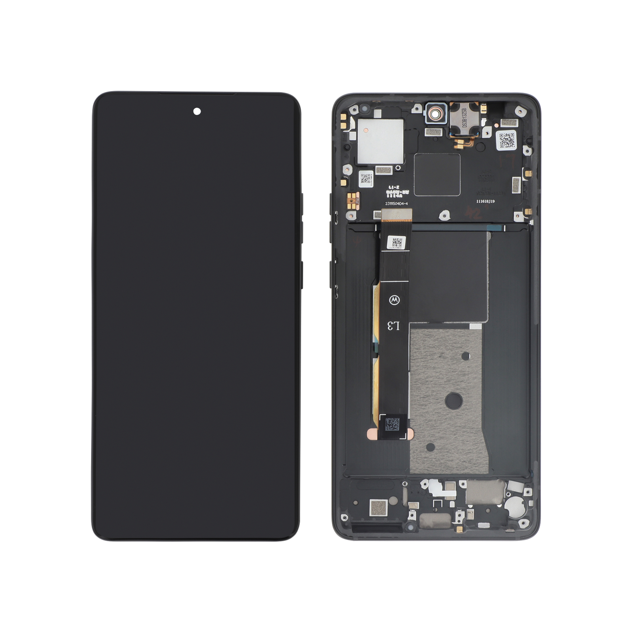 5d68c22670-0000 Ecrã Display preto para Motorola Edge 40 (SERVICE PACK) - Image 1