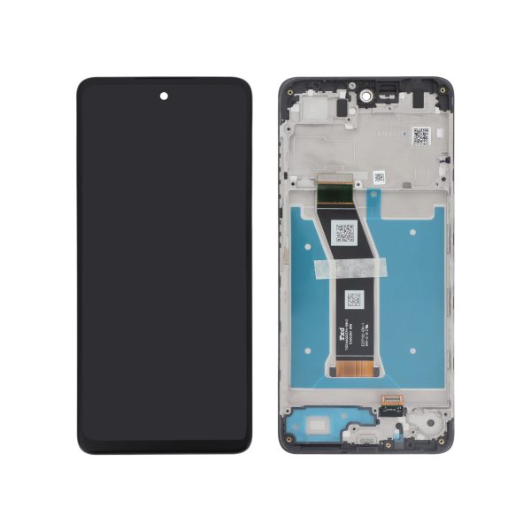 Ecrã Display completo preto para Motorola Moto G04 (SERVICE PACK)