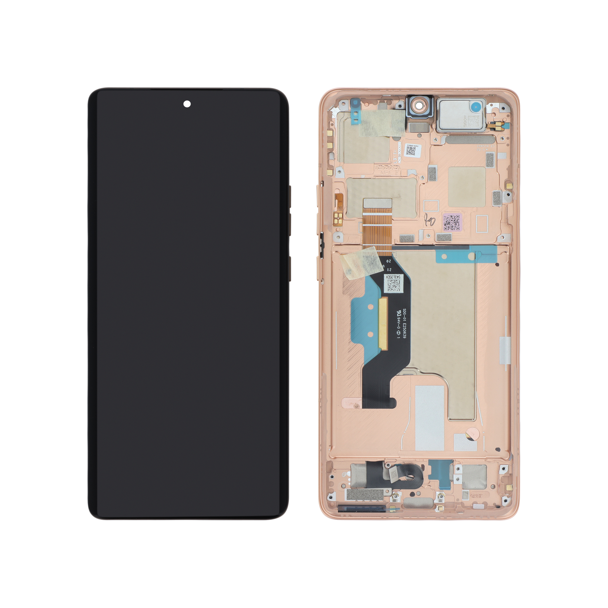 5d68c24470-0000 Ecrã Display Pêssego para Motorola Edge 50 Ultra (SERVICE PACK) - Image 1