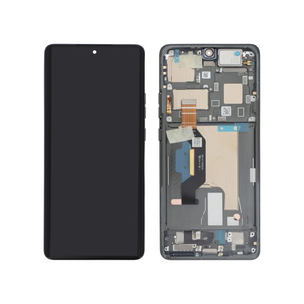 Ecrã Display Completo Floresta Cinzento para Motorola Edge 50 Ultra (SERVICE PACK)
