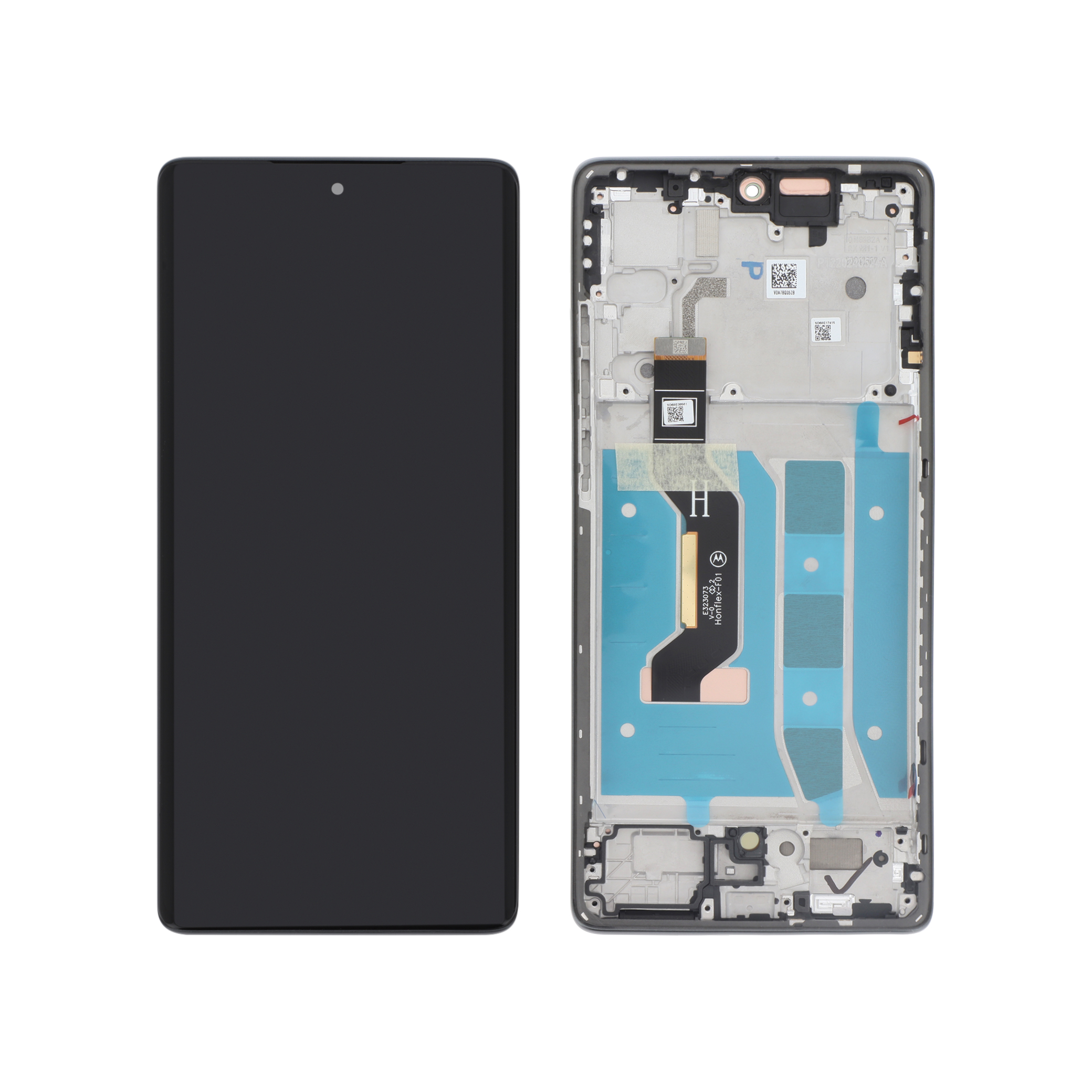 5d68c24854-0000 Ecrã Display para Motorola Moto G85 5G - Preto (SERVICE PACK) - Image 1
