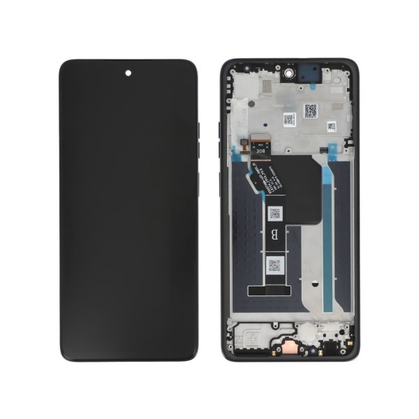 Ecrã Display completo para Motorola Moto G56 5G - Preto (SERVICE PACK)