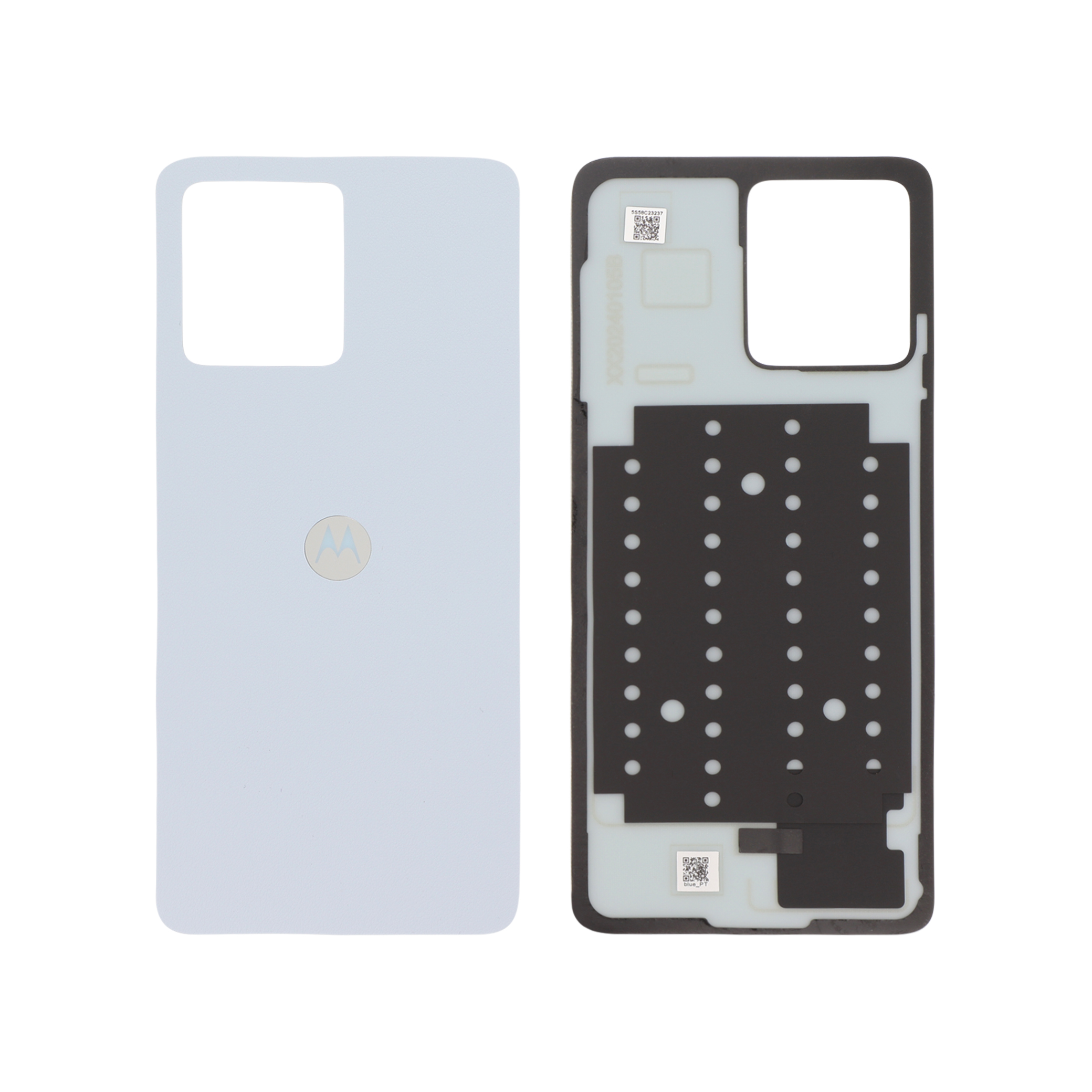 5s58c23237-0000 Tampa Traseira para Motorola Moto G84 5G Azul Marshmallow (SERVICE PACK) - Image 1