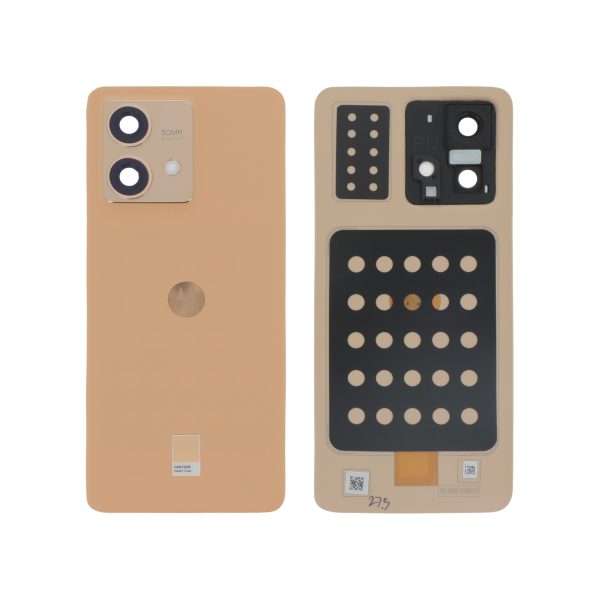 Tampa Traseira Laranja para Motorola 40 Edge Neo (SERVICE PACK)