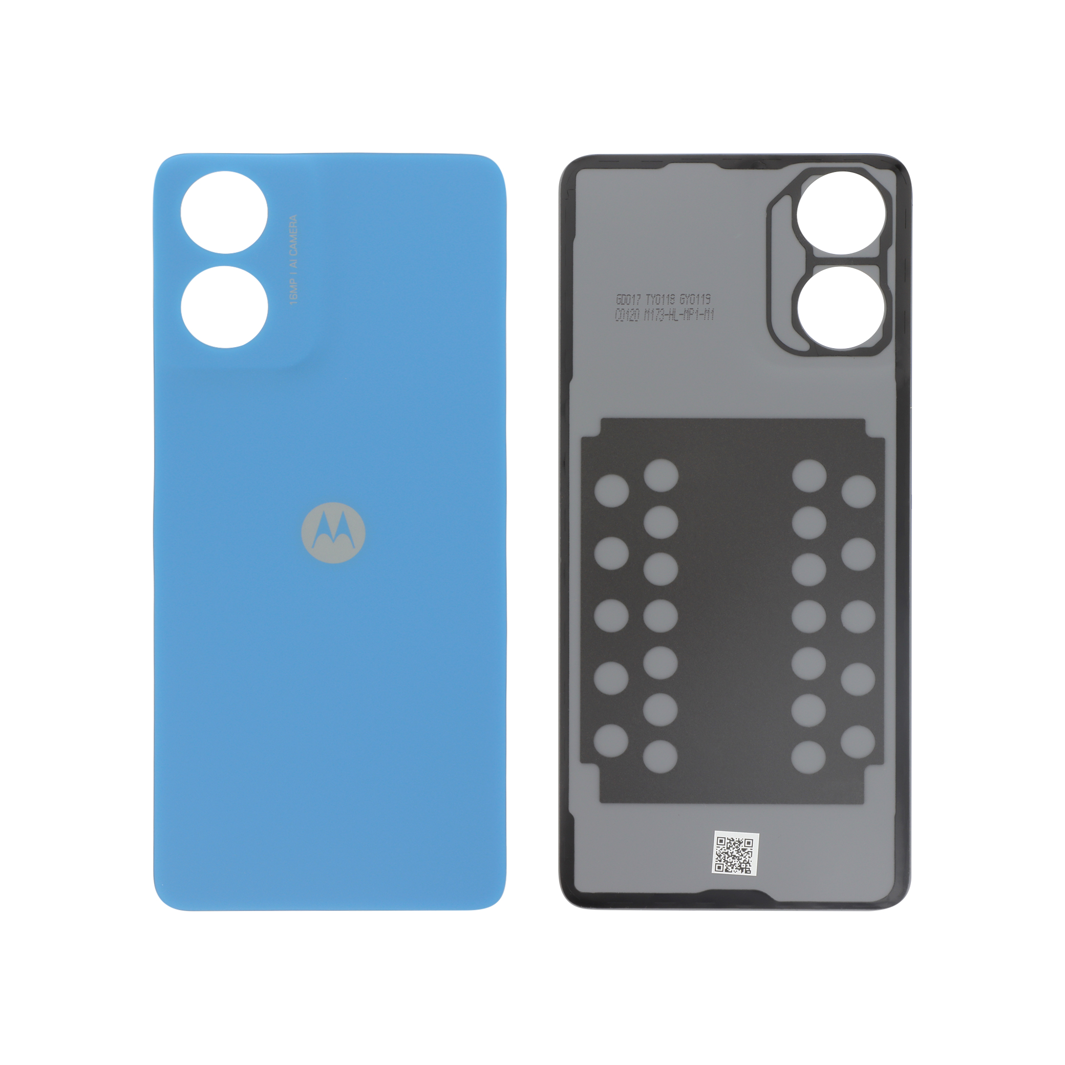 5s58c23912-0000 Tampa Traseira para Motorola Moto G04 Azul Satin (SERVICE PACK) - Image 1