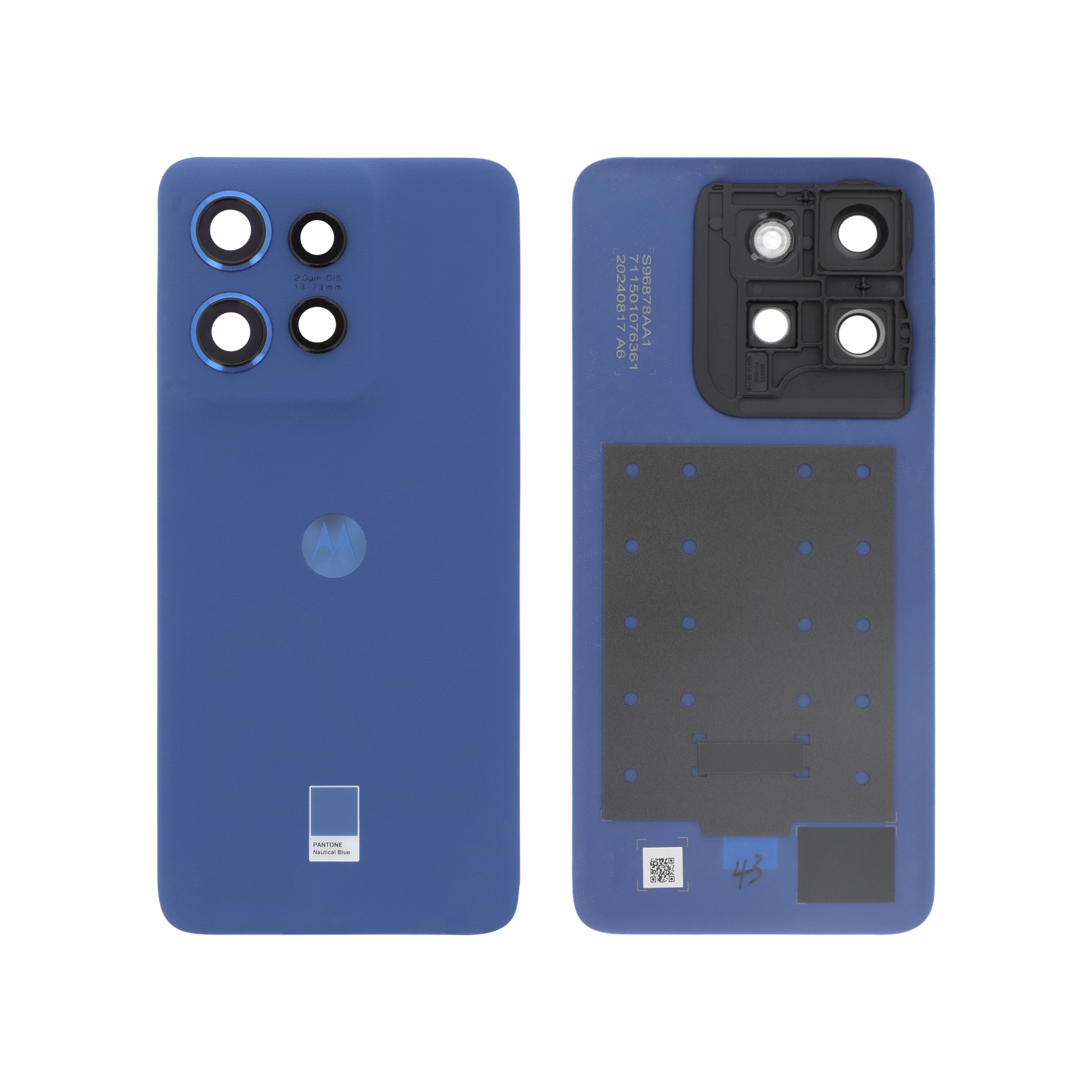 5s58c28384-0000 Tampa Traseira para Motorola Moto Edge 50 Neo - Azul Nautical (SERVICE PACK) - Image 1