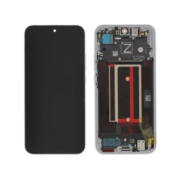 Ecrã Display para Oppo Reno13 5G Branco (SERVICE PACK)