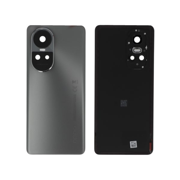 Tampa Traseira para Oppo Reno10 Pro 5G - Silvery Cinzenta (SERVICE PACK)