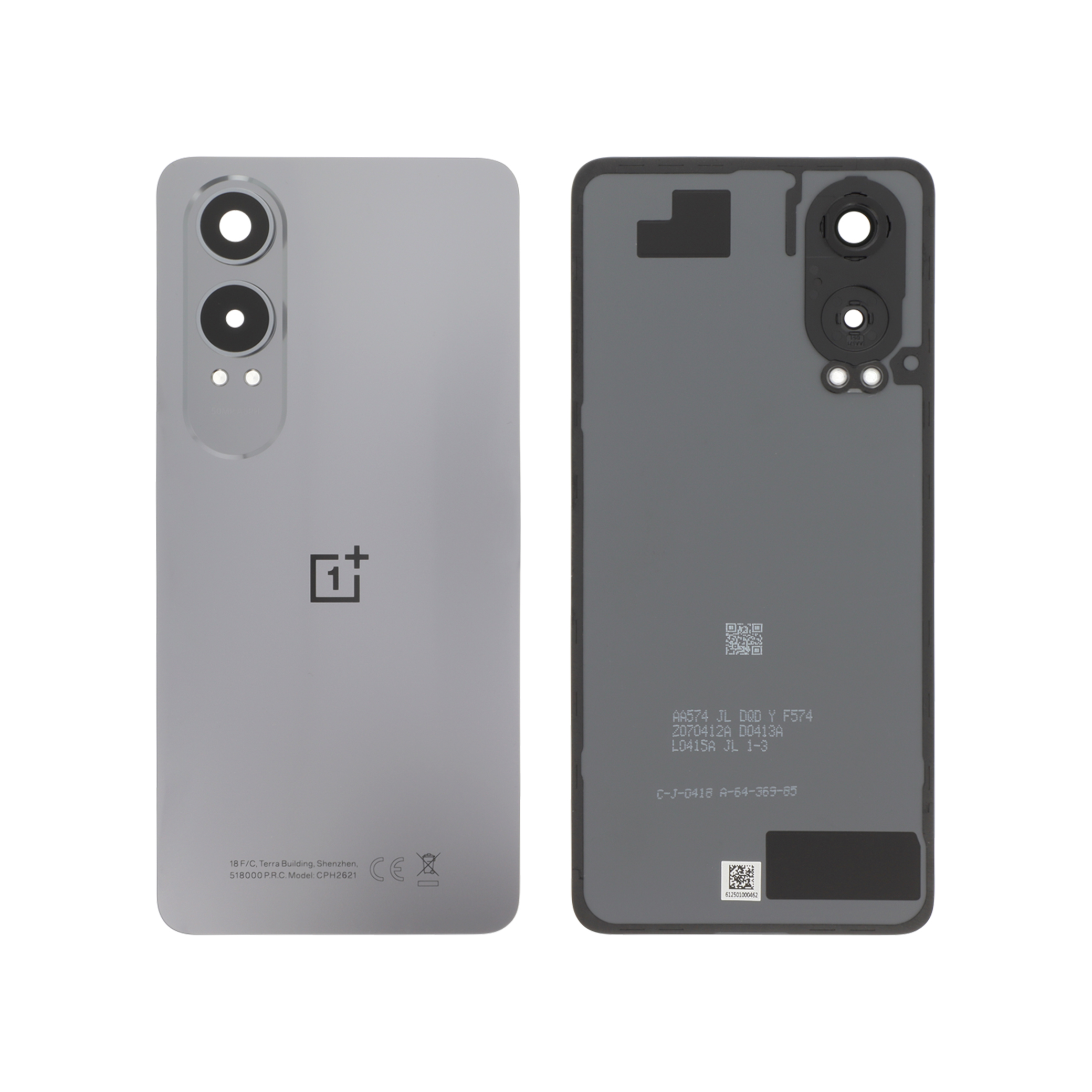 621033000302-0000 Tampa traseira preta para OnePlus Nord CE4 Lite 5G (SERVICE PACK) - Image 1