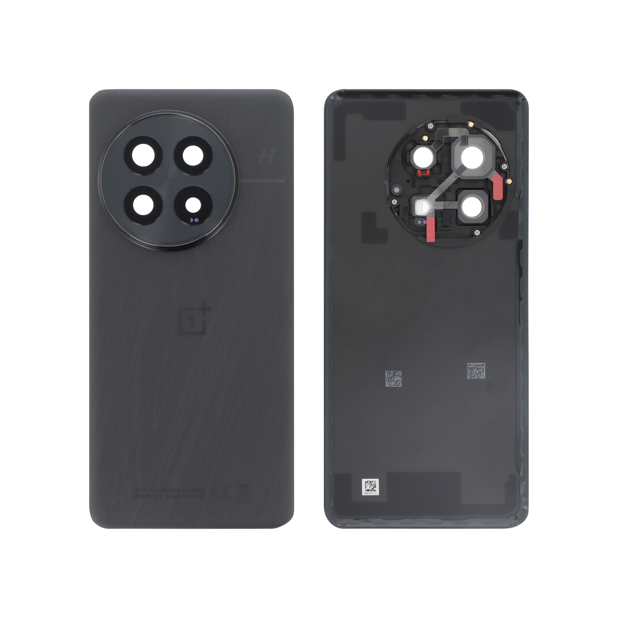 621033000408-0000 Tampa Traseira para OnePlus 13 Preta (SERVICE PACK) - Image 1