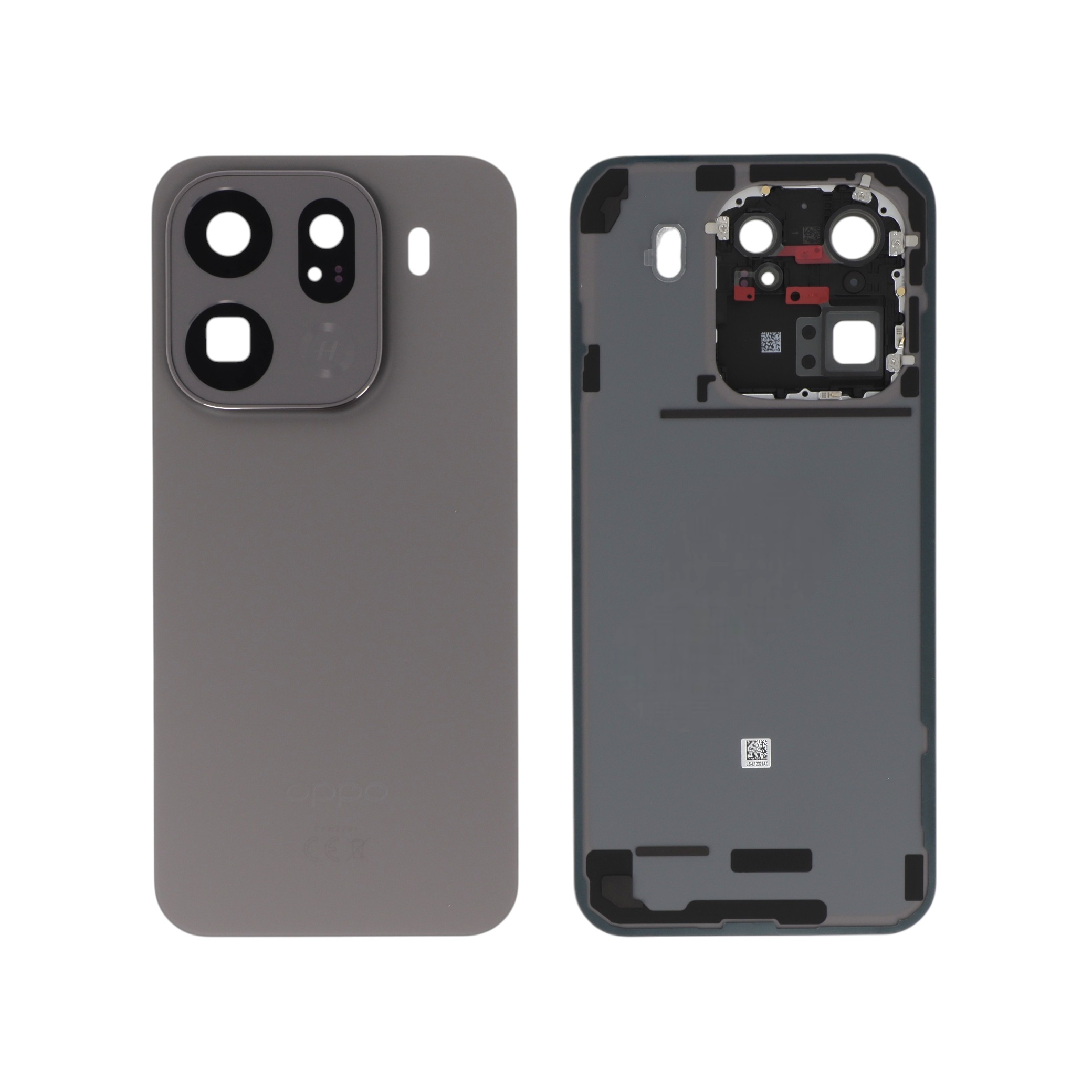 621033000819-0000 Tampa Traseira para Oppo Find X9 Pro - Titânio Carvão (SERVICE PACK) - Image 1