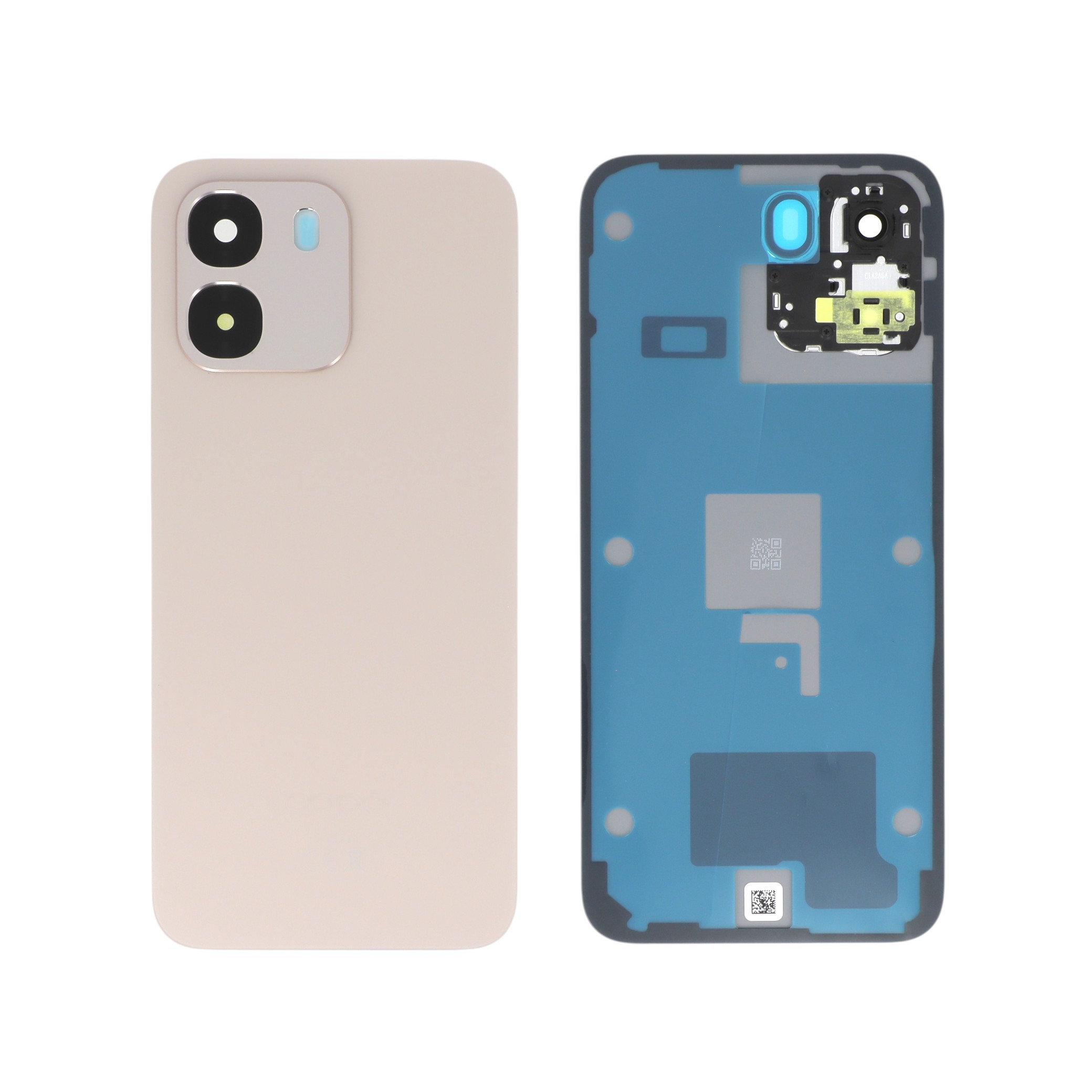 621033000876-0000 Tampa Traseira Aurora Dourada para Oppo A6 5G (SERVICE PACK) - Image 1