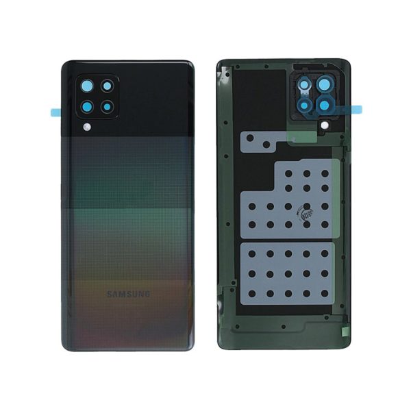Tampa Traseira para Samsung Galaxy A42 5G (Preta) (SERVICE PACK)