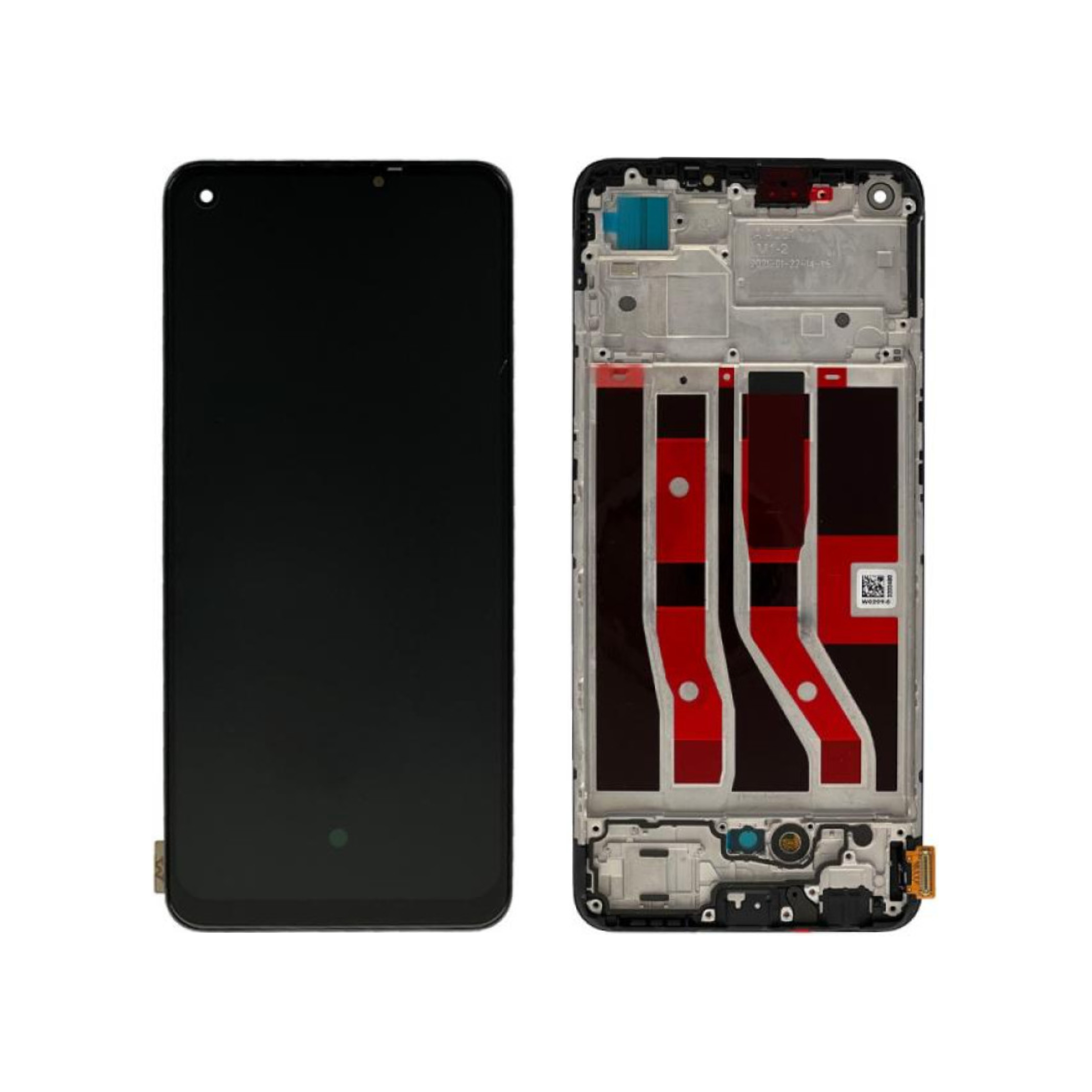 Calque Affinity Ecrã Display para Oppo A74 4G (Preto) (SERVICE PACK) - Image 1