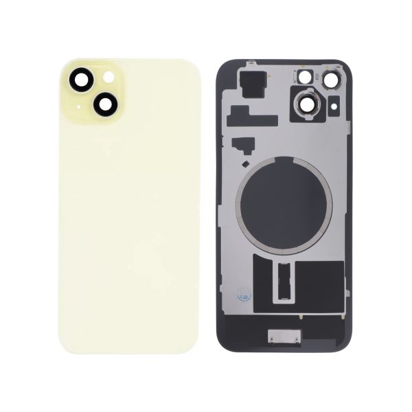 Tampa Traseira para iPhone 15 Plus Amarela (com MagSafe)