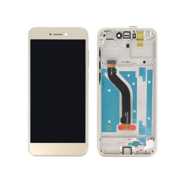 Ecrã Display Dourado para Huawei P8 Lite 2017 / Honor 8 Lite - Compatível - Com Frame