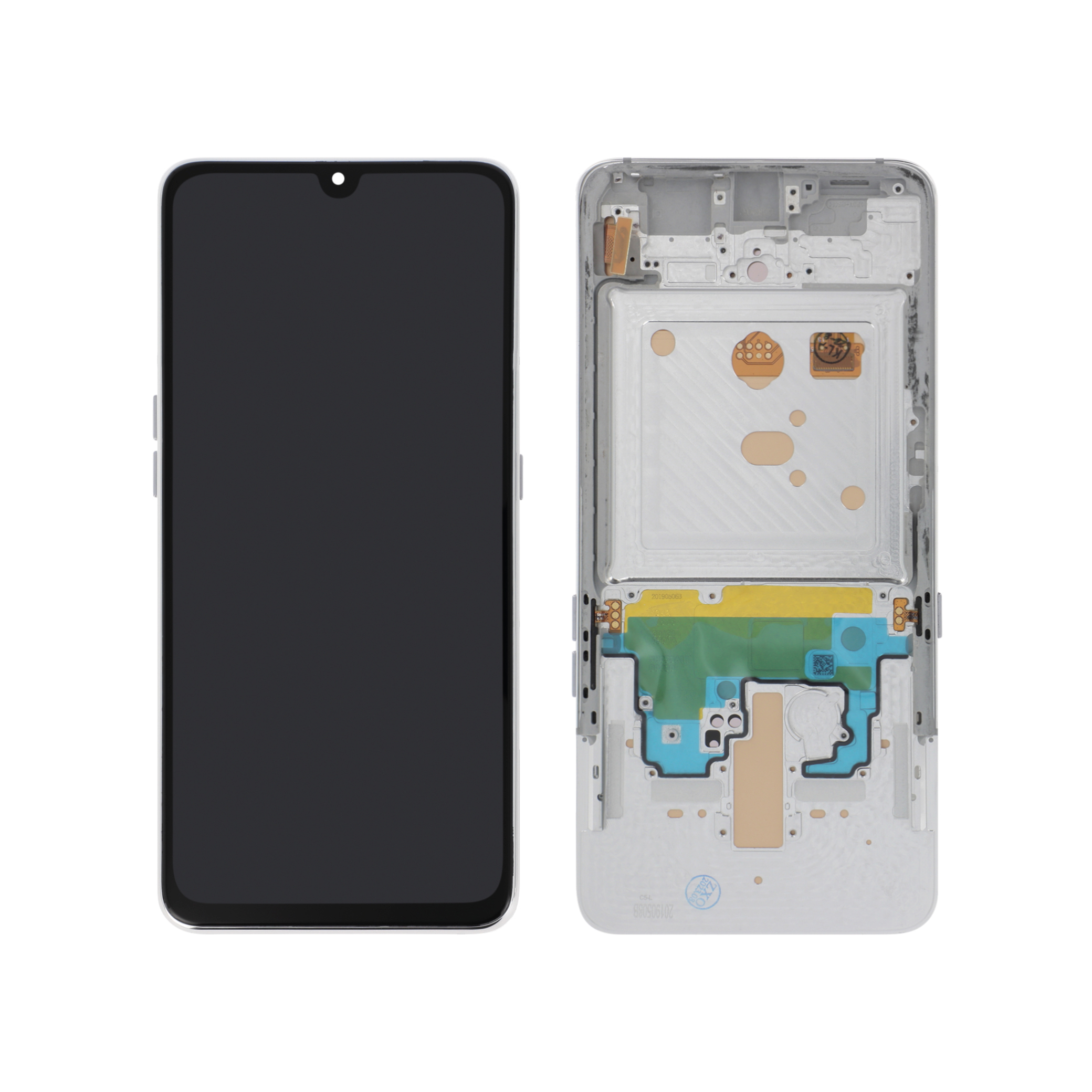 751-x3701569360914 Ecrã Display OLED Prateado para Samsung Galaxy A80 (A805F) - Com Frame - Image 1