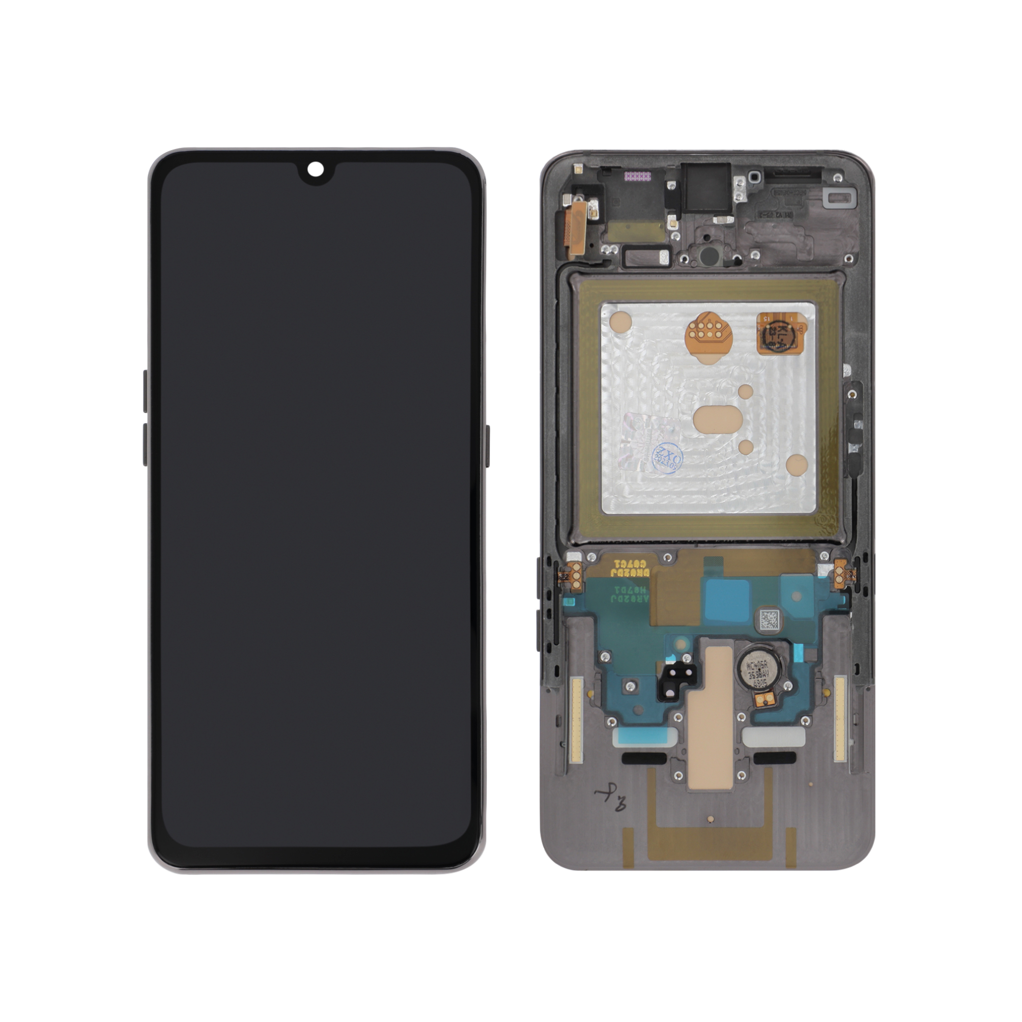 752-a80-ecn-old Ecrã Display Preto OLED para Galaxy A80 (A805F) com Frame - Image 1