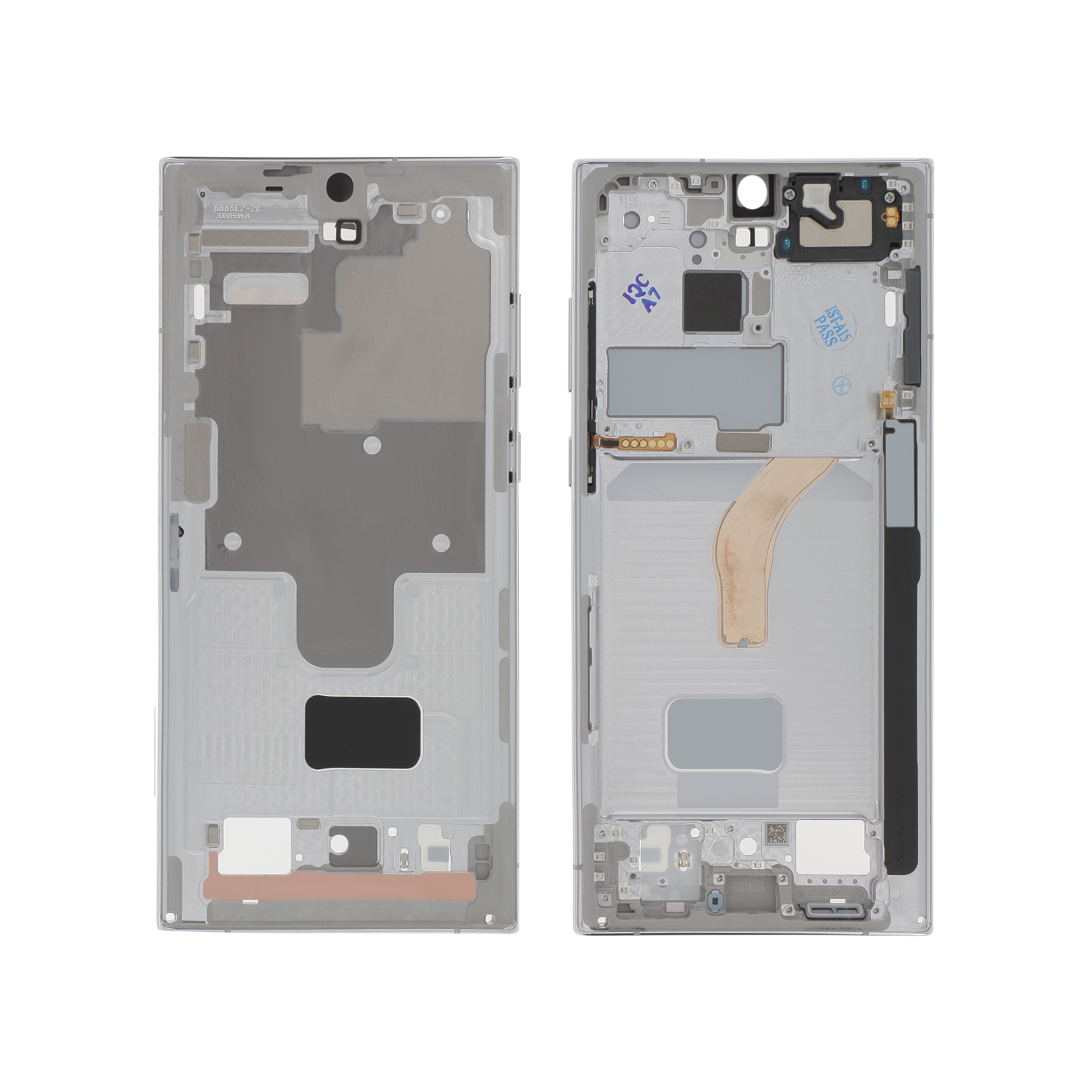 760-640751 Frame para Samsung Galaxy S22 Ultra (S908B) - Branco (SERVICE PACK) - Image 1