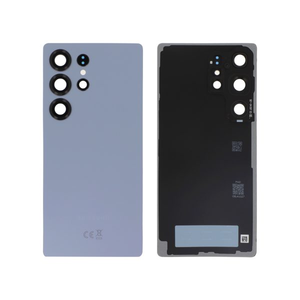 Tampa Traseira para Samsung Galaxy S25 Ultra Azul Titânio (SERVICE PACK)
