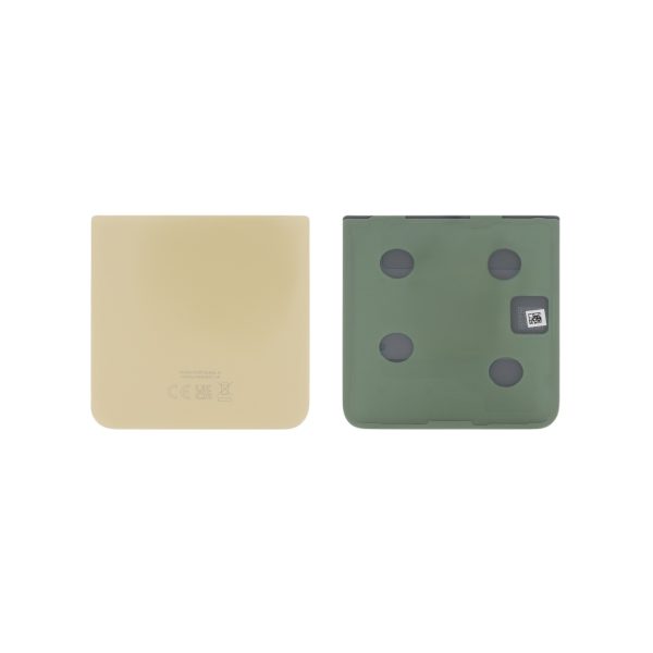 Tampa Traseira para Samsung Galaxy Z Flip4 Amarela (SERVICE PACK)