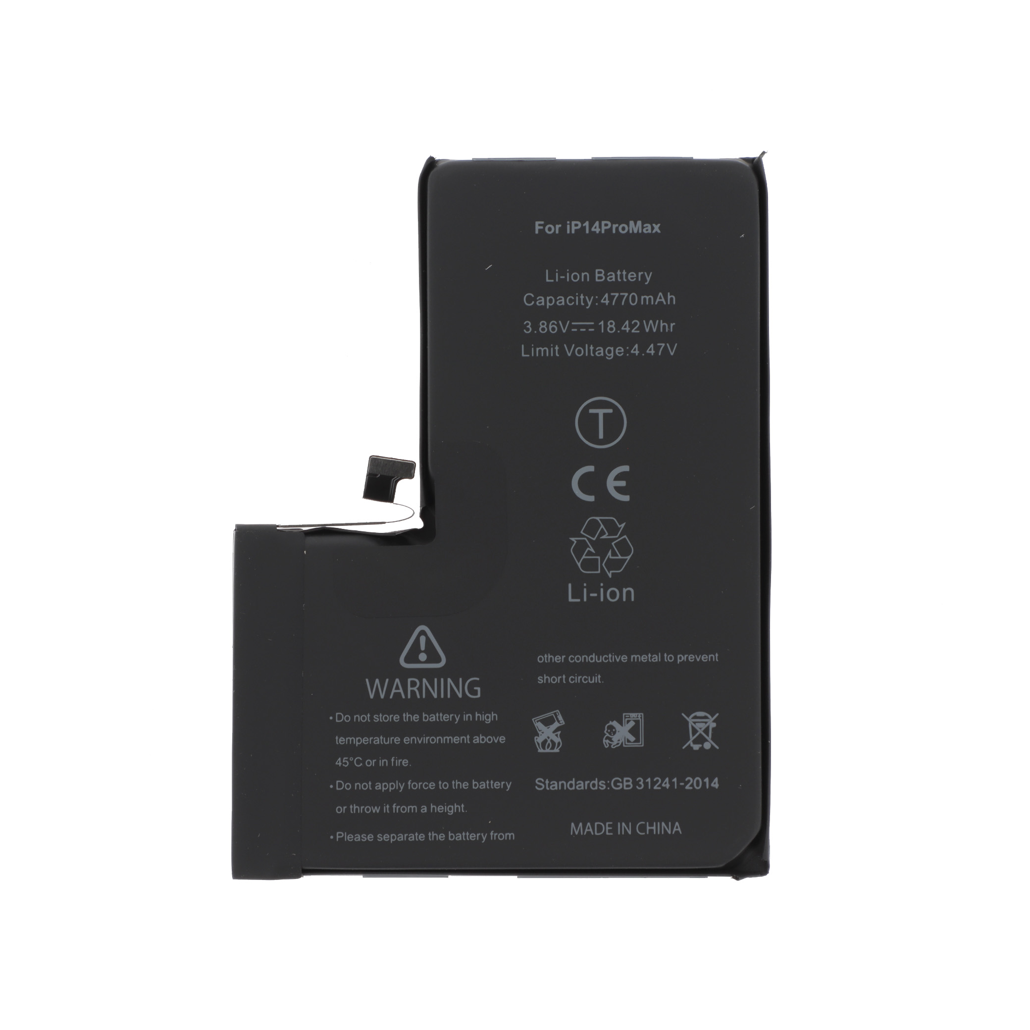 840-3667075049289 Bateria para iPhone 14 Pro Max Alta Capacidade (Ti) - Image 1