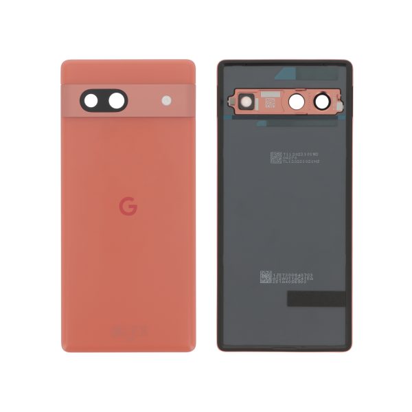 Tampa Traseira Coral para Google Pixel 7A (SERVICE PACK)