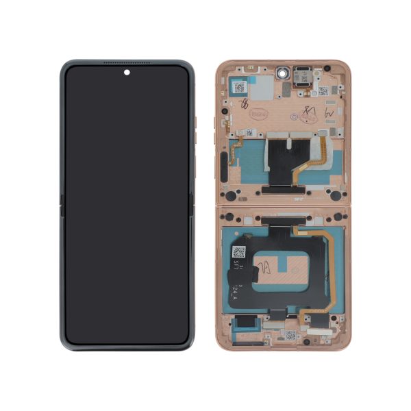 Ecrã Display Pêssego para Motorola Razr 50 Ultra (SERVICE PACK)
