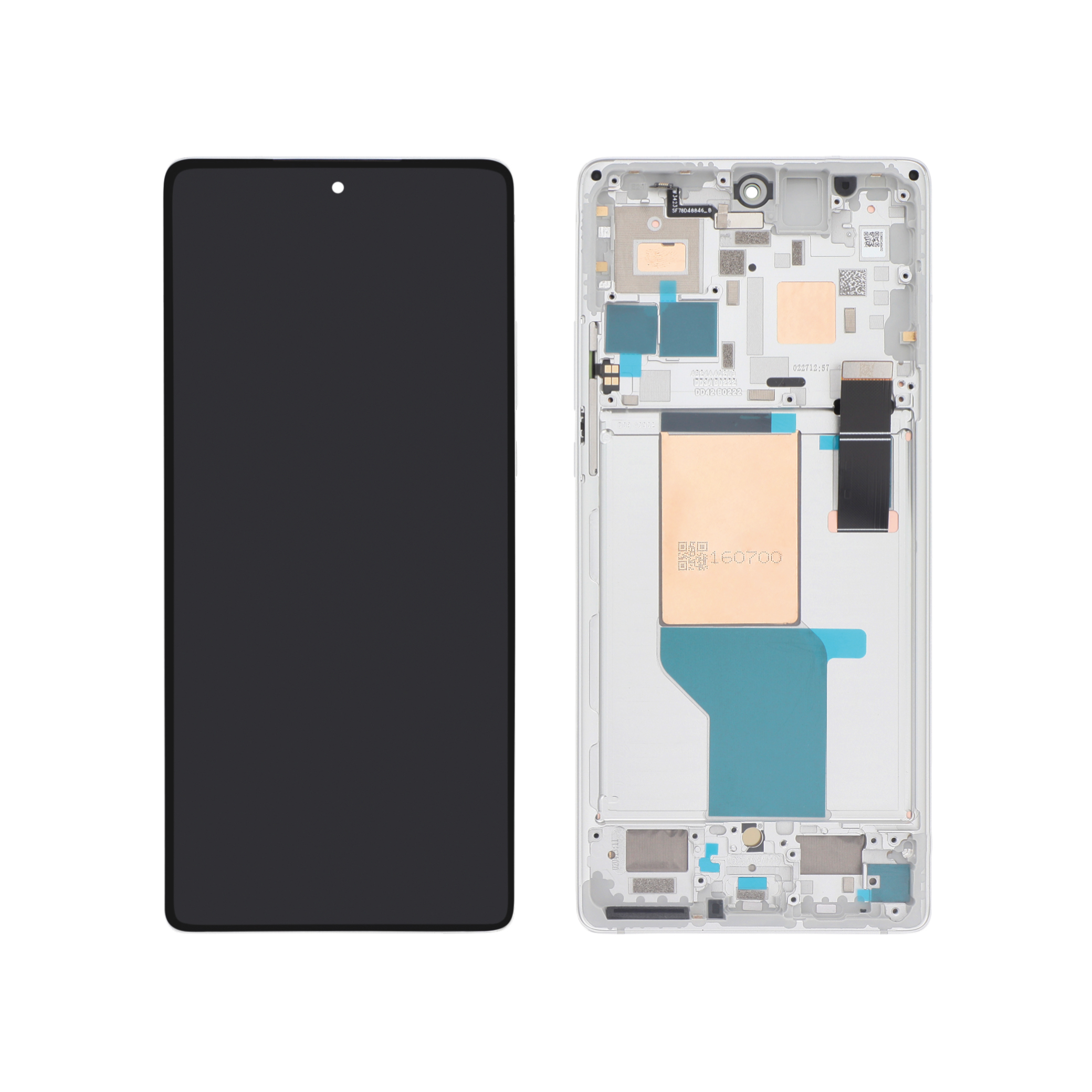880-5d68c21261 Ecrã Display Branco para Motorola Edge 30 Ultra (SERVICE PACK) - Image 1
