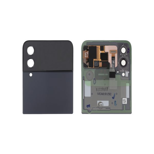 Tampa Traseira Superior Azul Noturno para Galaxy Z Flip4 (F721B) (SERVICE PACK)