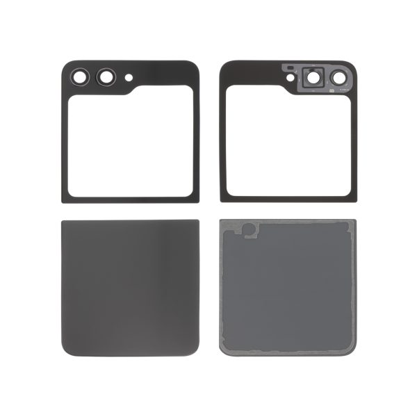 Tampa Traseira Completa para Samsung Galaxy Z Flip5 - Grafite